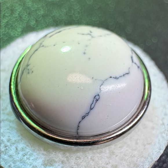 NUGZ USA 20mm White & Gray Faux stone #2 - Picture 3 of 4